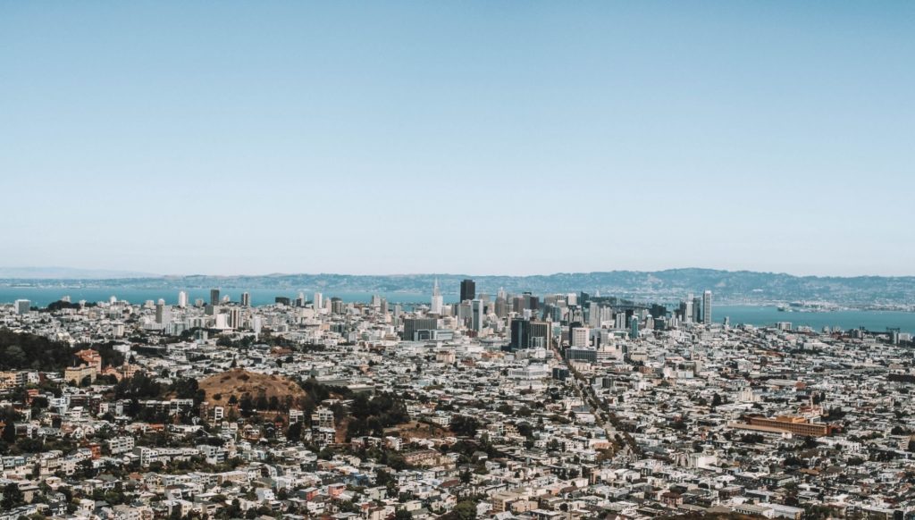 View on San Francisco from Twin Peaks