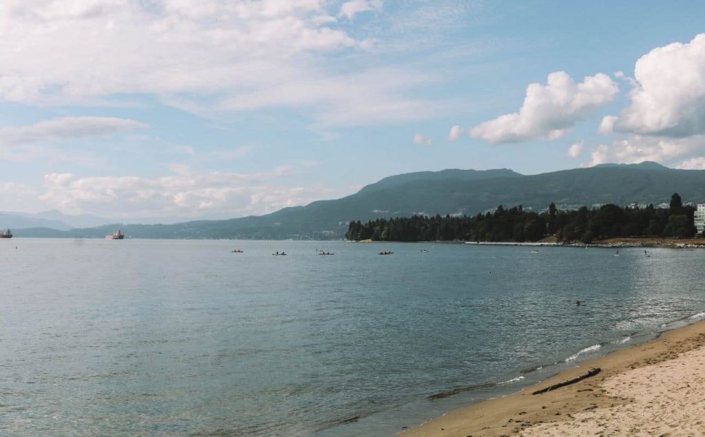 English Bay beach, one of the best beaches in Vancouver