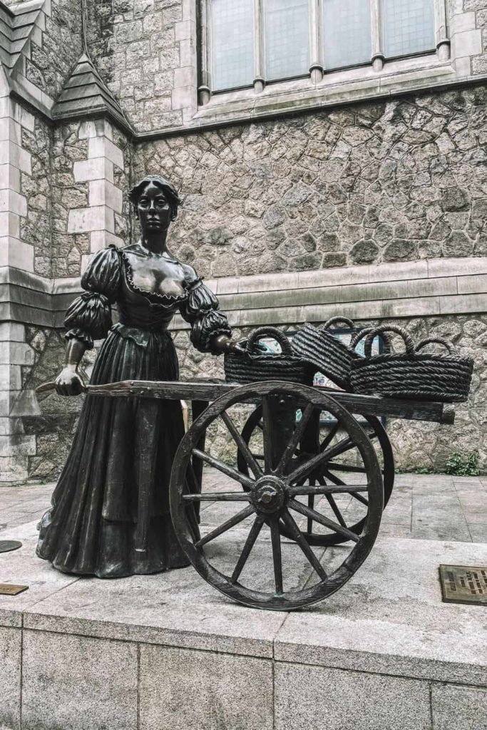 Molly Malone statue to vadd to Dublin itinerary