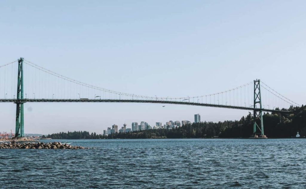 Lions Gate Bridge, the first step of your 3 days in Vancouver