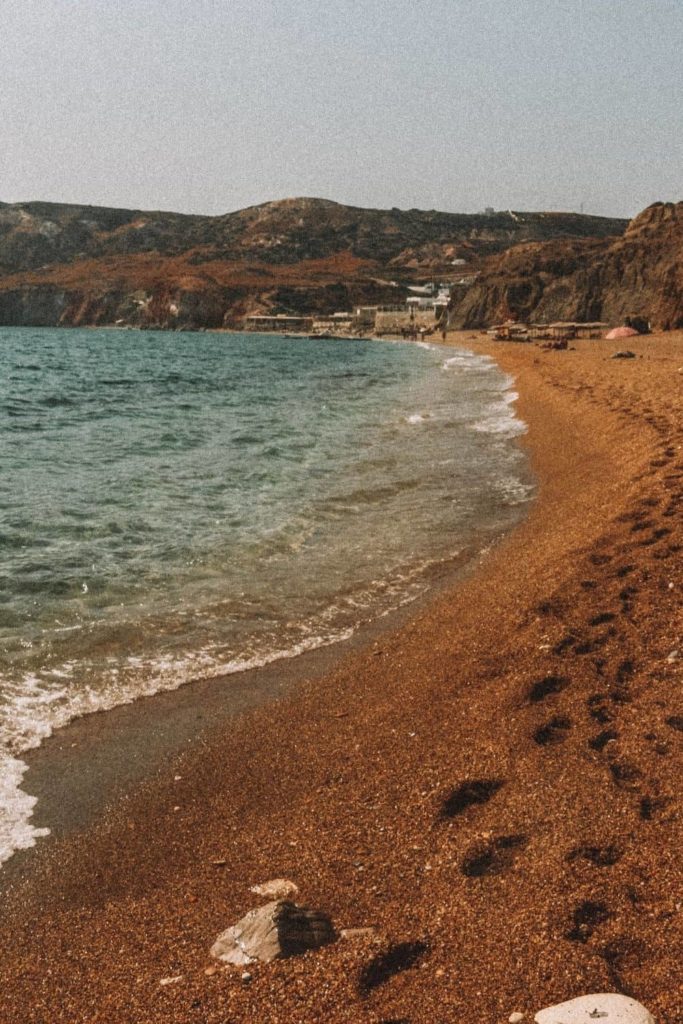 Paleochori beach, one of the best beaches in Milos