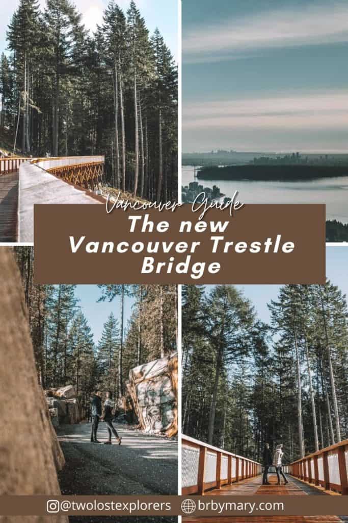 new Trestle Bridge in West Vancouver