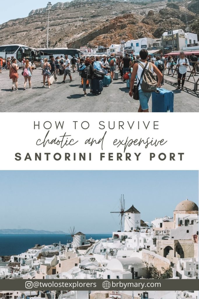 Santorini Ferry Port