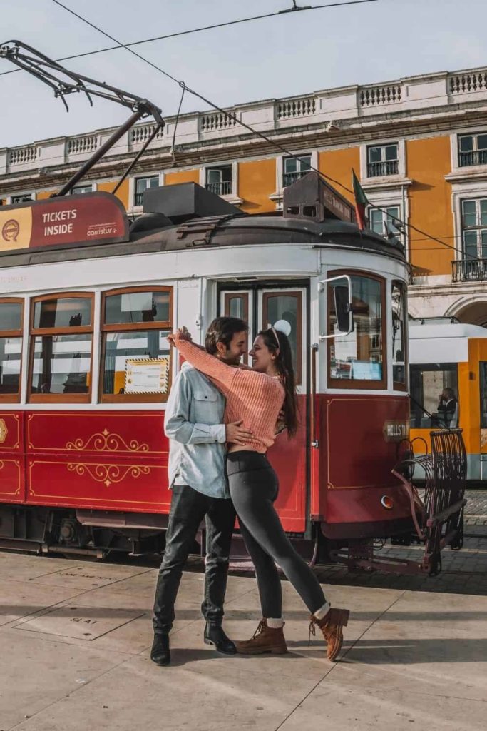 Lisbon tramway cable car