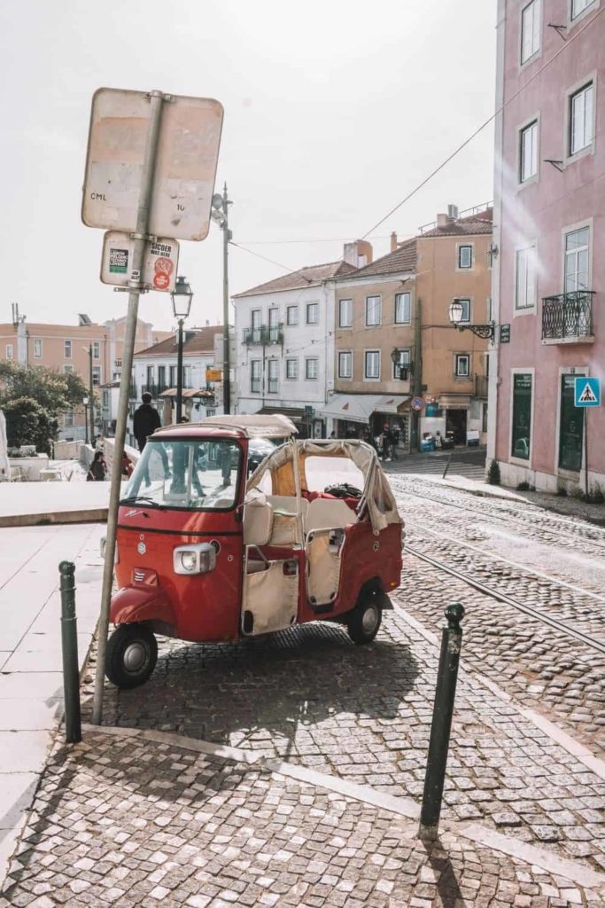 Tuktuk in Lisbon