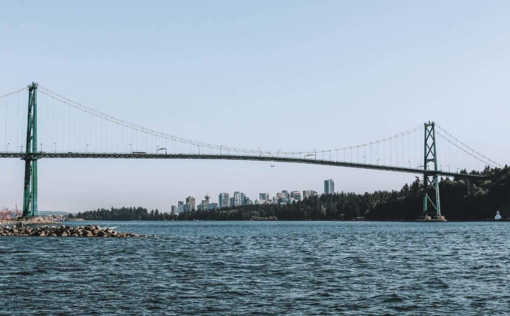 Lions Gate Bridge in Vancouver