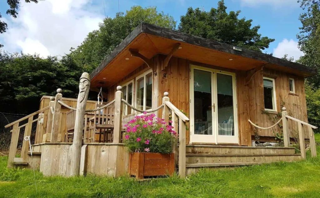 Glamping cabin in Wicklow
