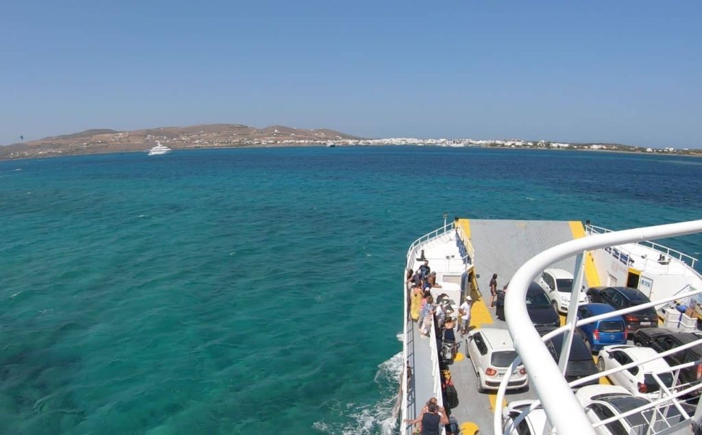 Ferry to Antiparos beaches