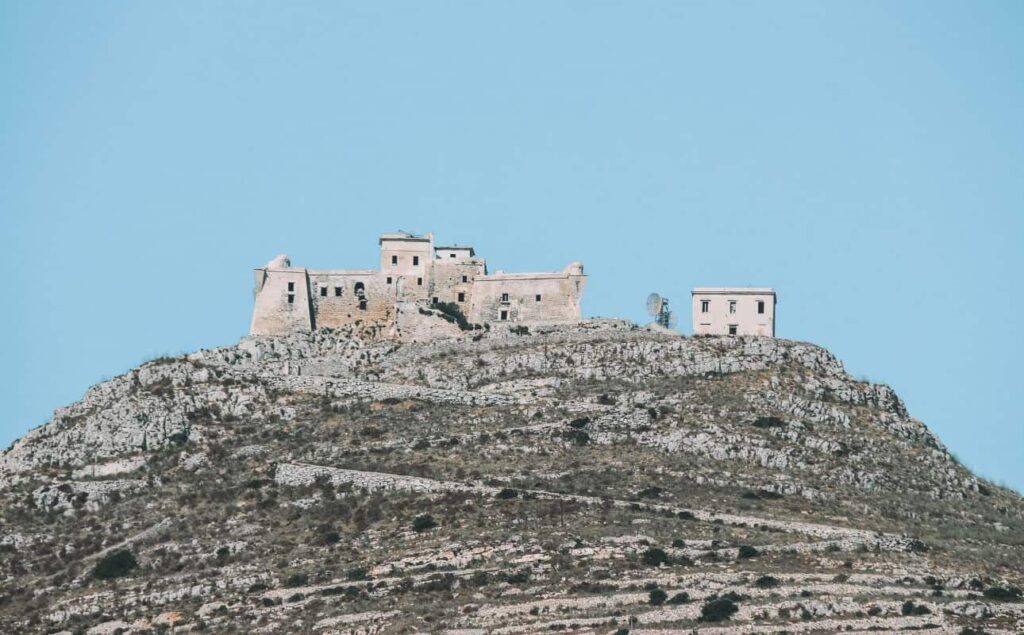castle near favignana beaches