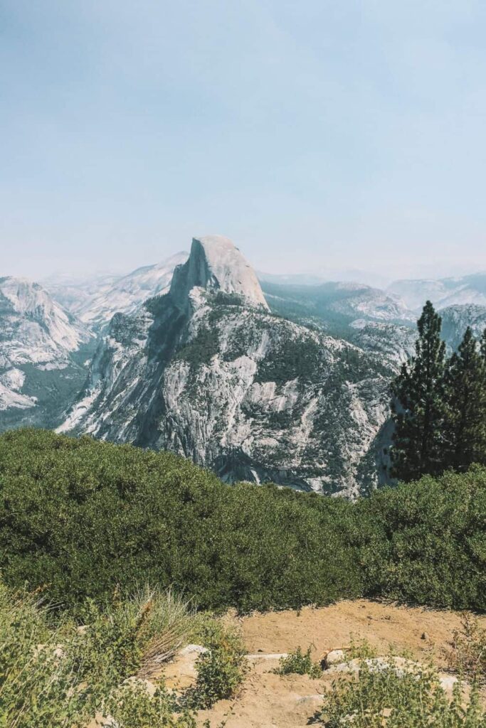Half Dome view in Yosemite