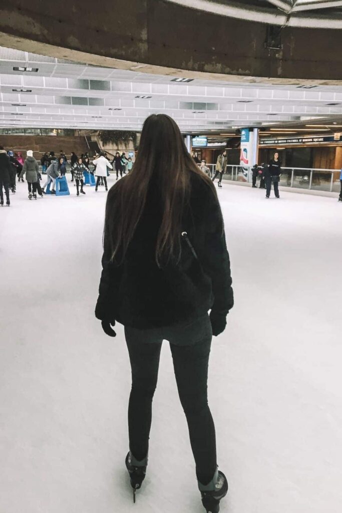 Ice skating in Vancouver