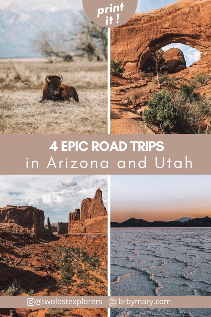 Arizona to Utah road trip