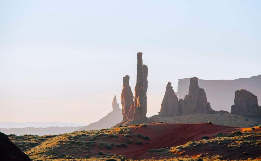 Monument Valley at sunrise, for unforgettable memories