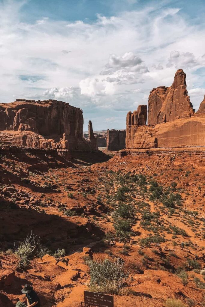 View in Arches National Park