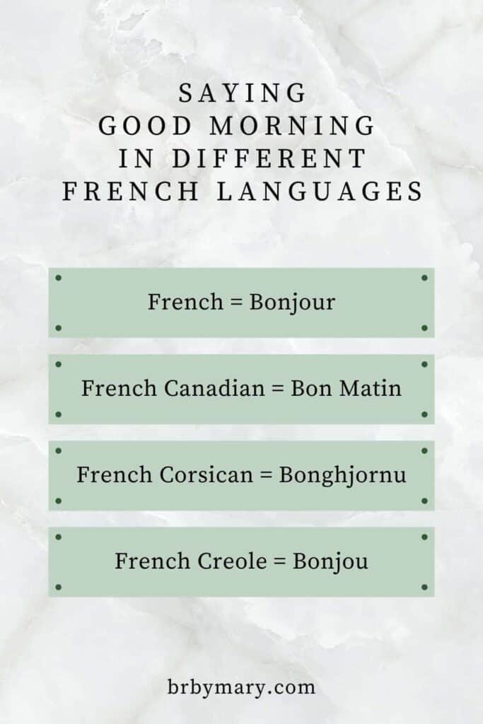 49 Ways To Say Good Morning In French All You Need To Know To Speak 