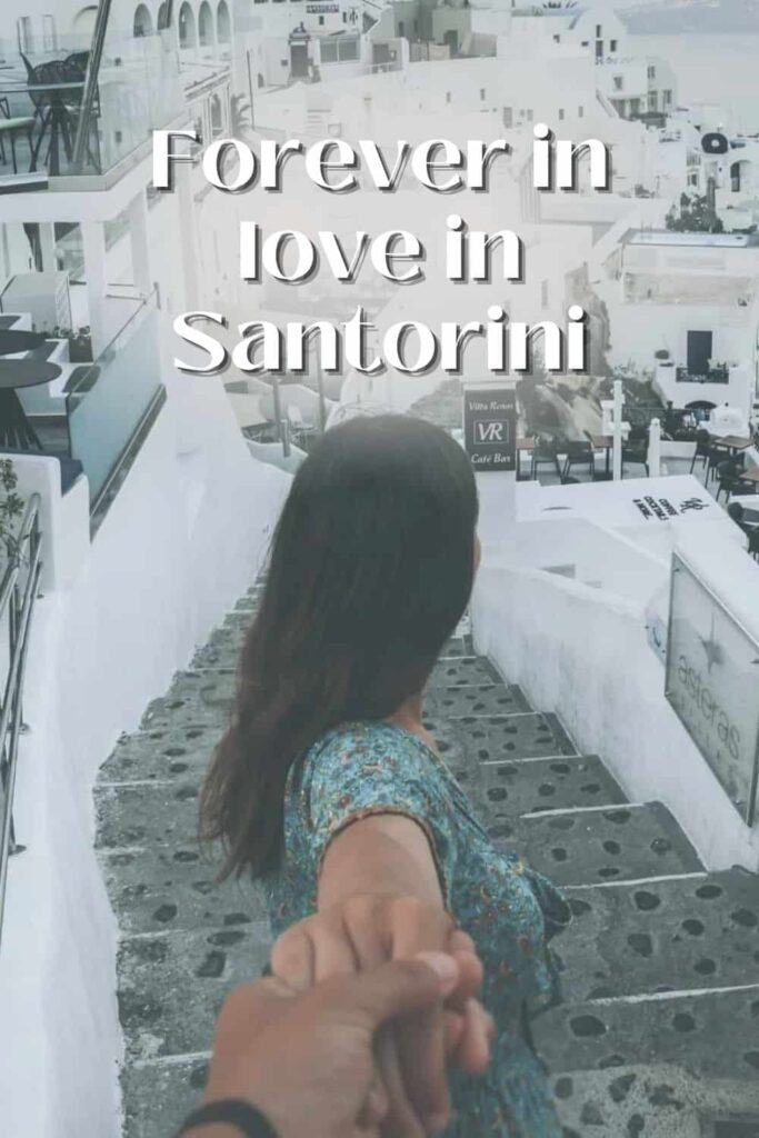 One of Santorini love quotes