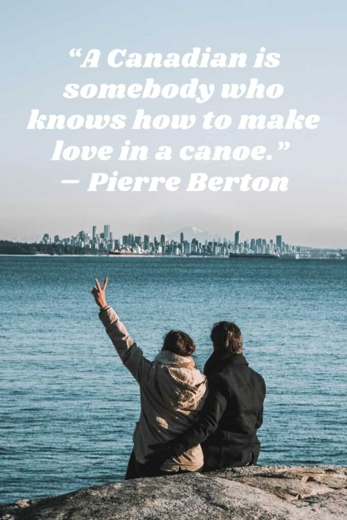 One of the best romantic Canada quotes
