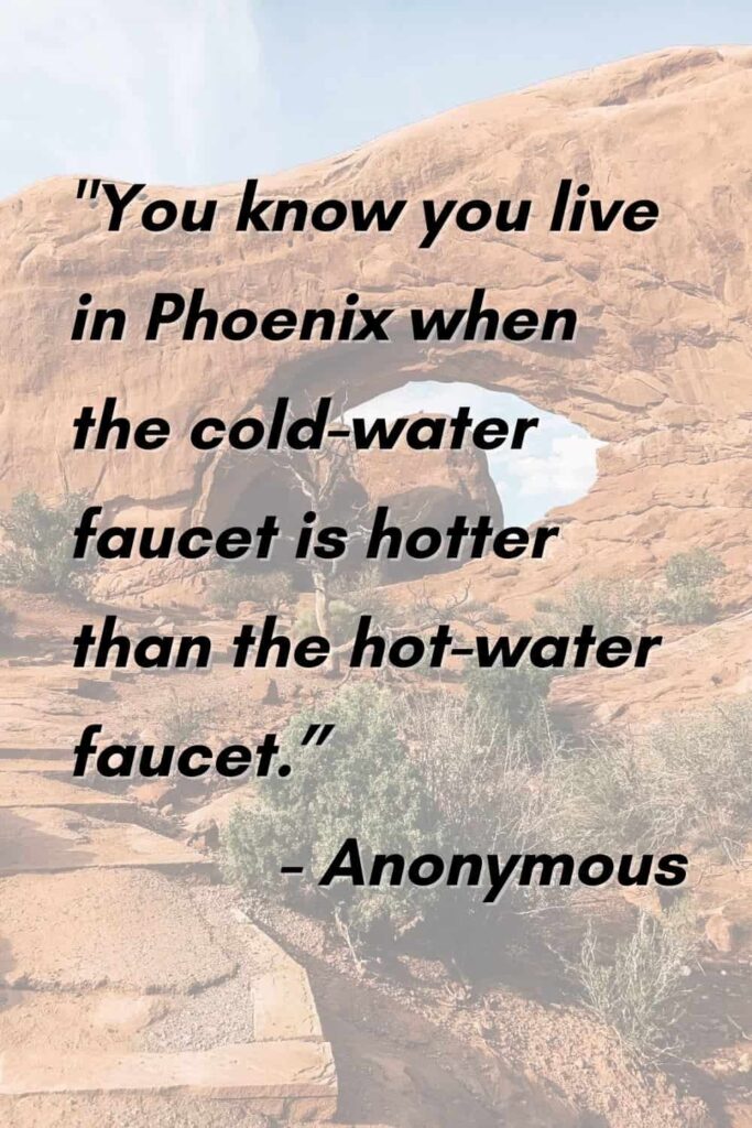 A famous quote about Arizona