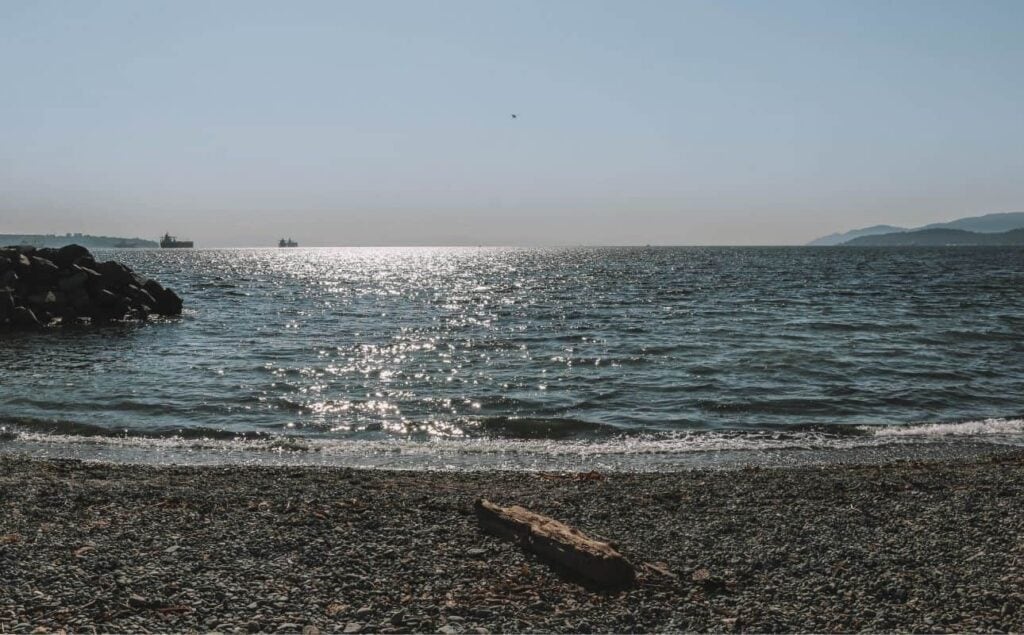 Ambleside Beach in West Vancouver