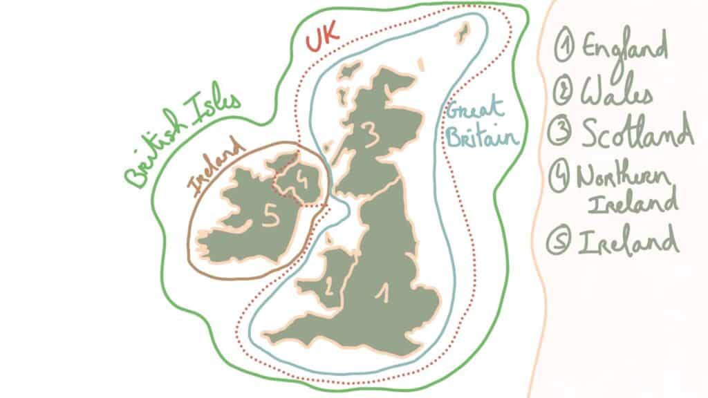Is Dublin in the UK map