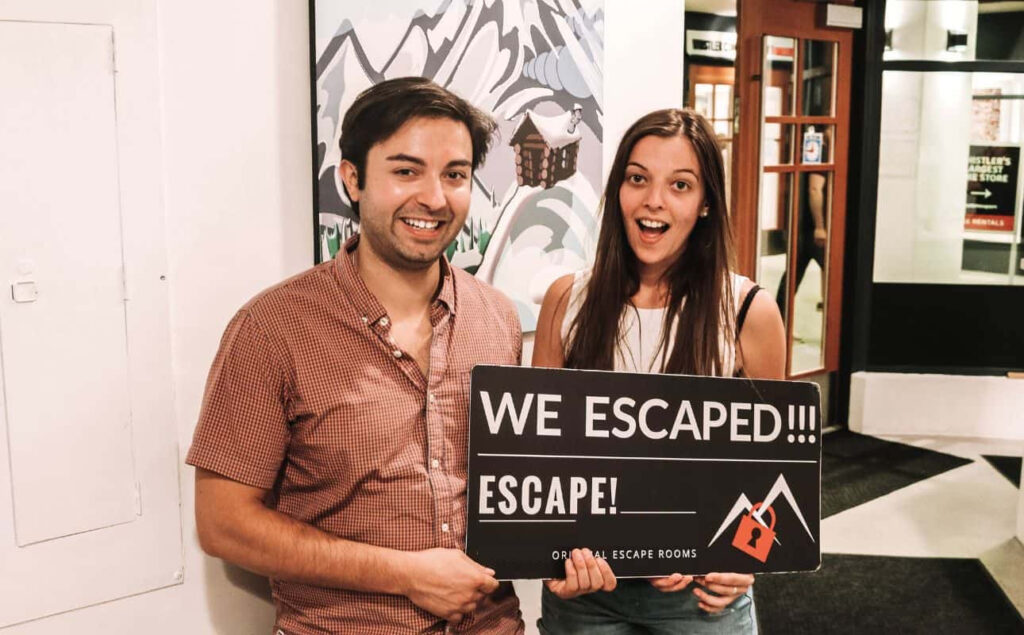 Us at an Escape Game together
