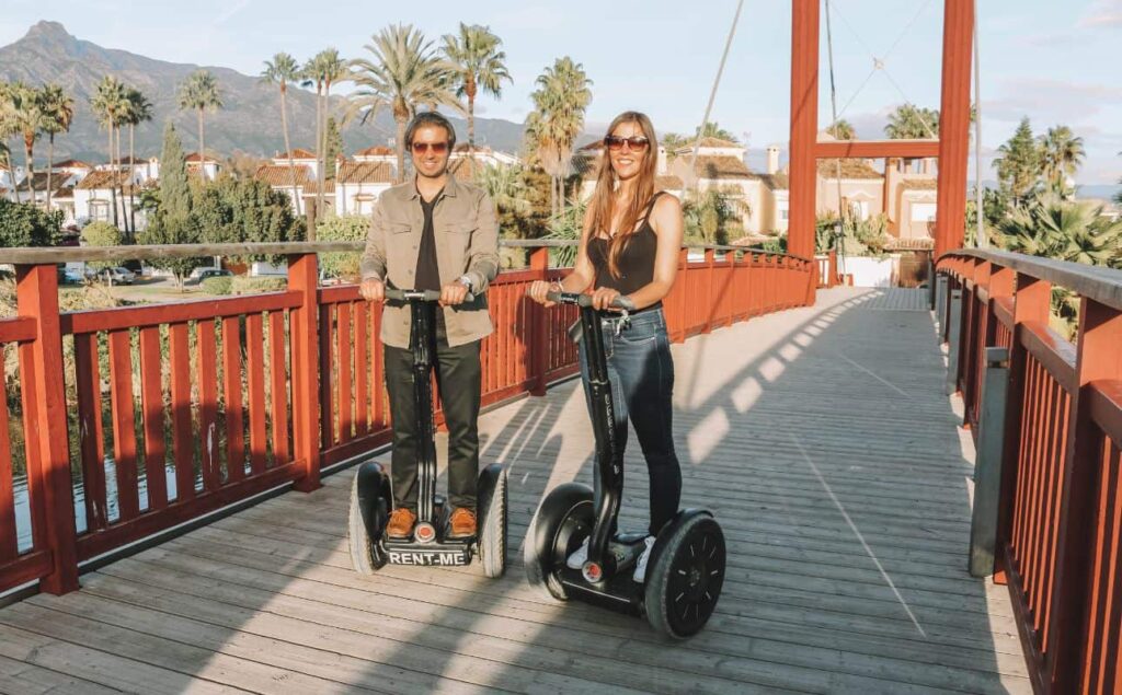 Us on a segway date, one of the best dating ideas in Dallas