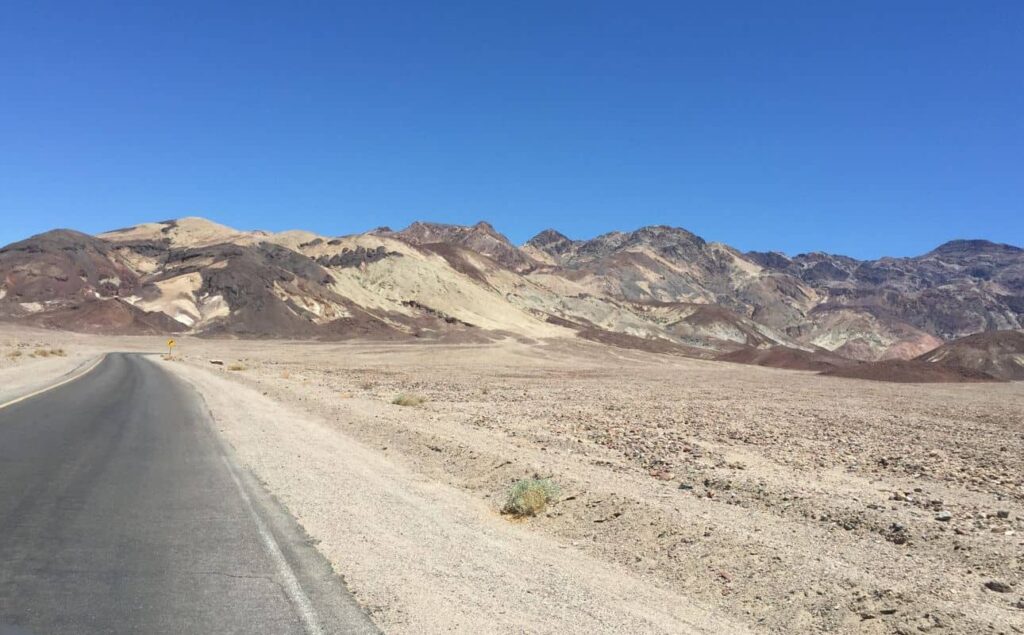 On our drive across Death Valley National Park