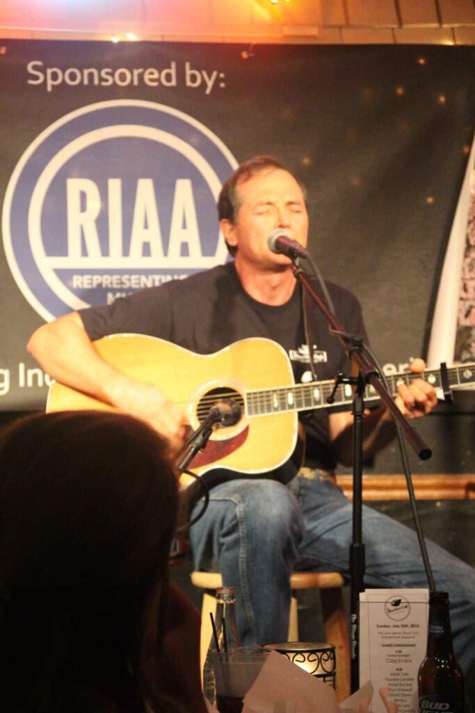 One of the singer songwriter we saw at the Nashville Bluebird Cafe