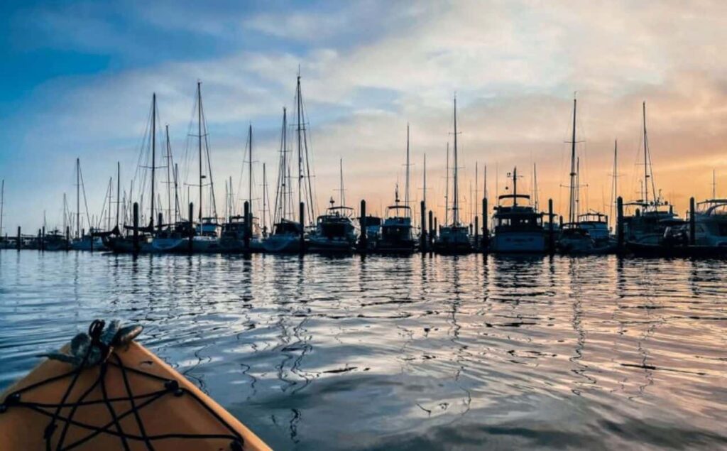 Santa Barbara sunset cruise by Kayak