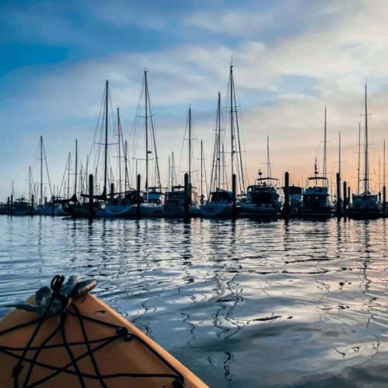 Santa Barbara sunset cruise by Kayak