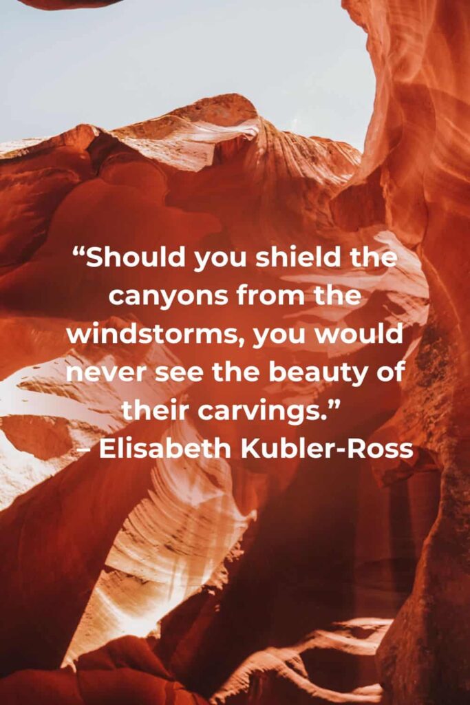A famous Antelope Canyon quote