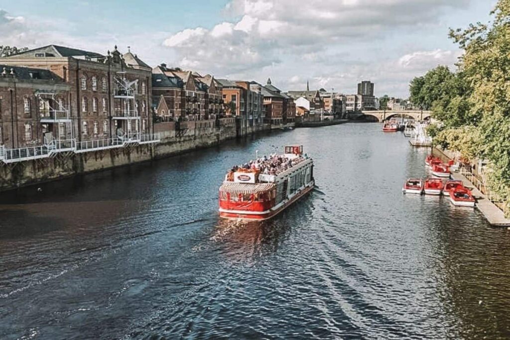 Cruise on the Ouse River, one of the most romantic things to do in York for couples