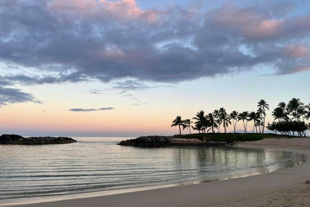 Ko'Olina sunset, one of the best sunsets in Oahu