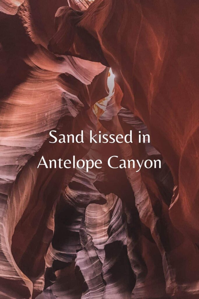 One Antelope Canyon caption