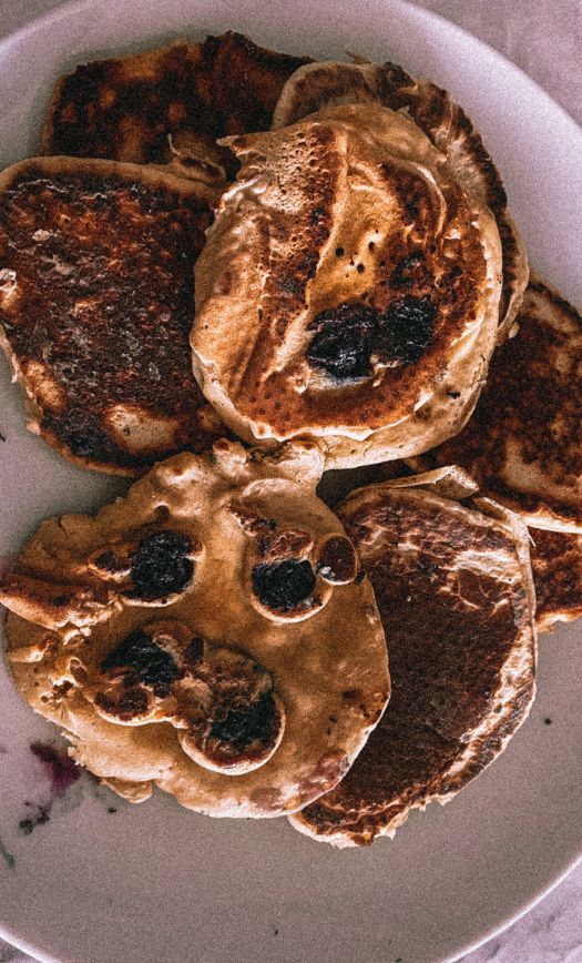 our blueberry pancakes, one fo the yummy breakfast date ideas