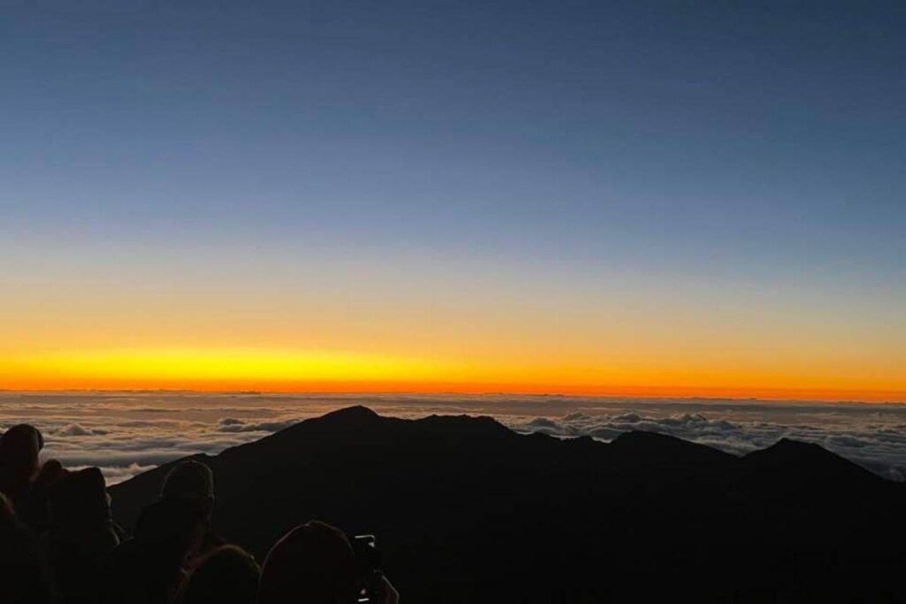 stunning sunset from Haleakala