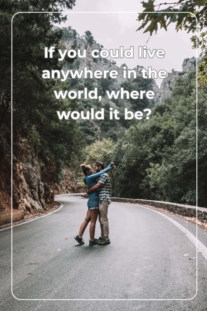 One of the best couples questions for road trips