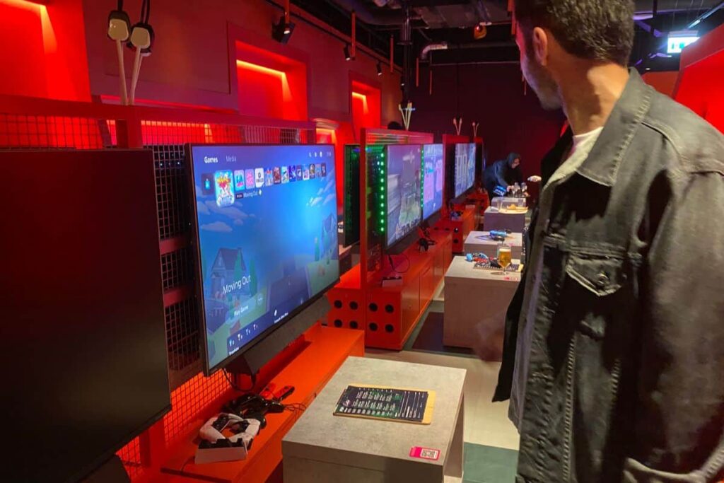 Platform, one of the best London date ideas for video game lovers