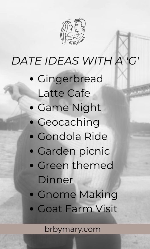 dates that start with G
