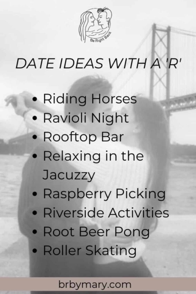 List of date ideas with a R