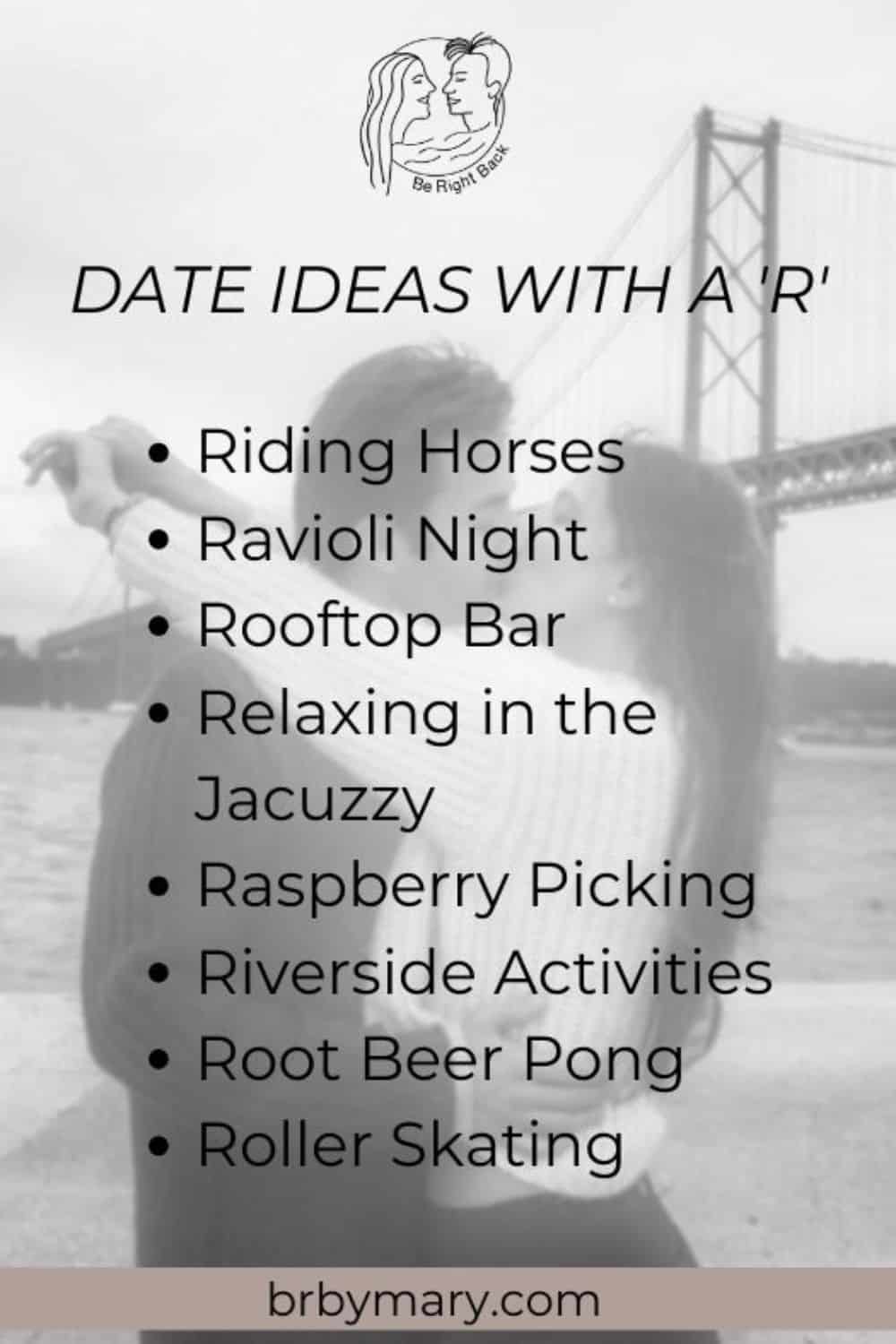 111 Easy Date Ideas That Start With R for Couples (Alphabet Date Ideas)