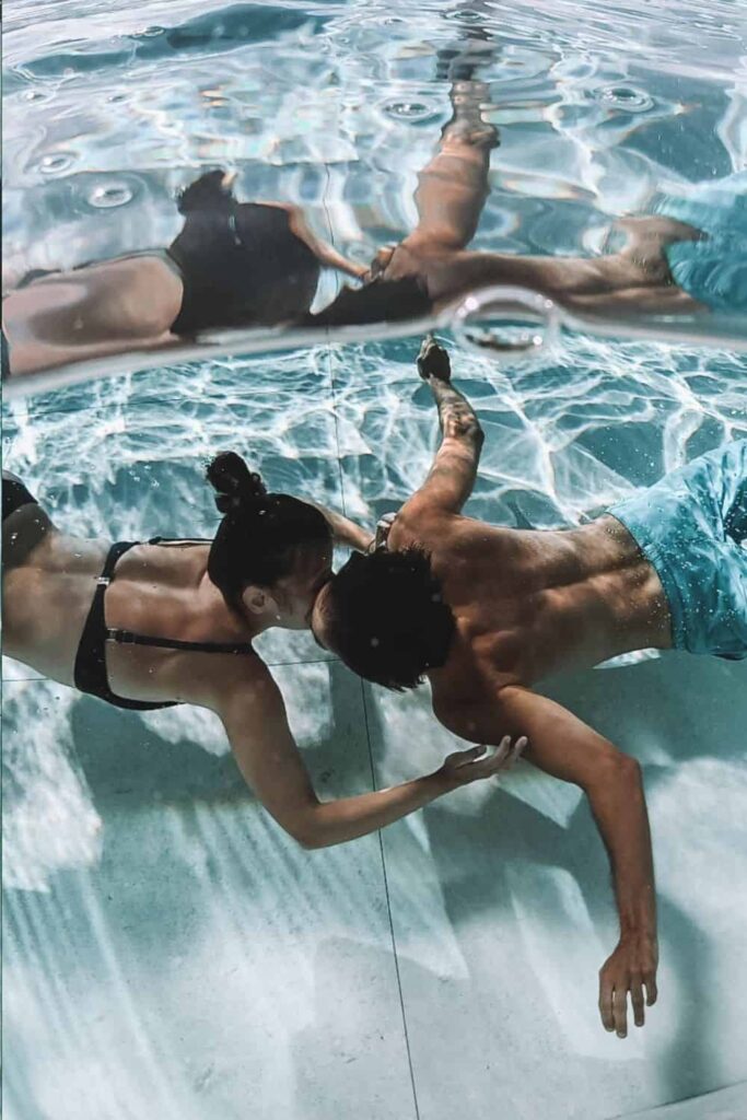 Photo of us Underwater kissing