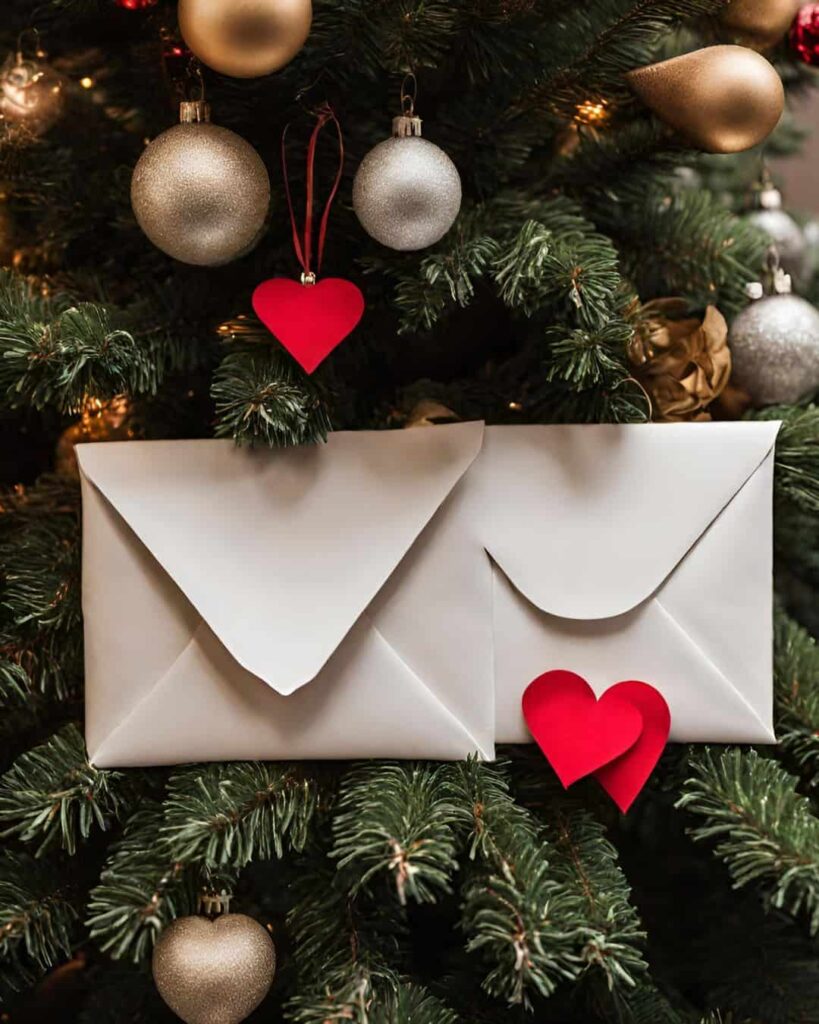 two letters on the tree