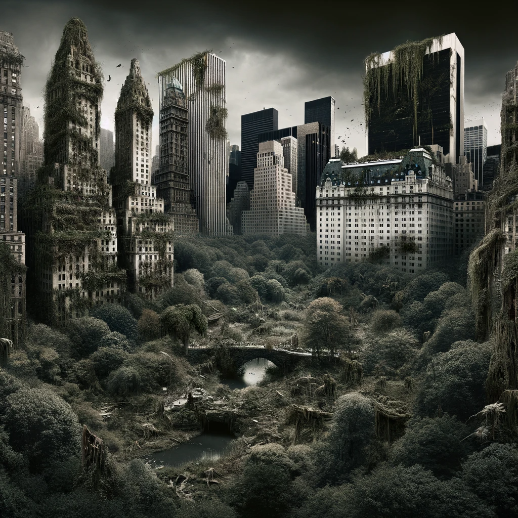 Central Park apocalypse according to AI
