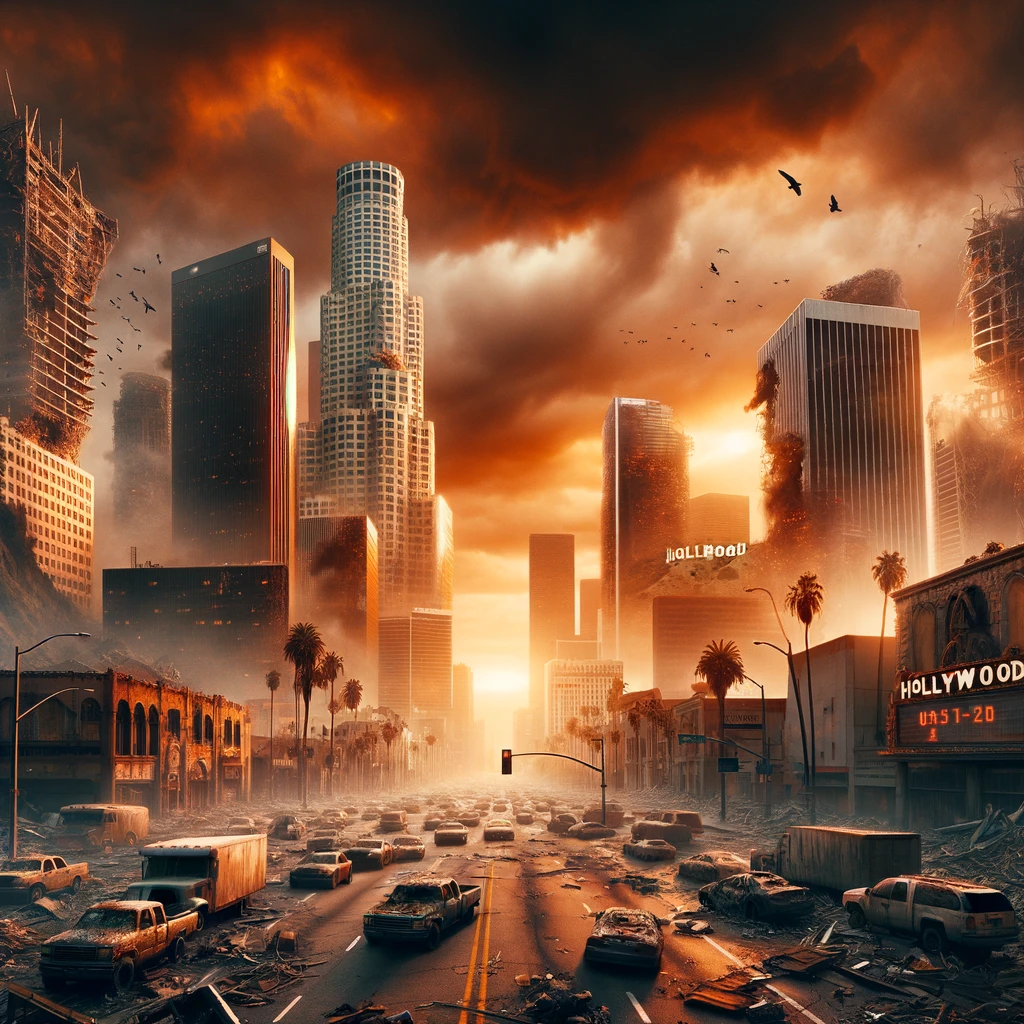 LA apocalypse according to AI