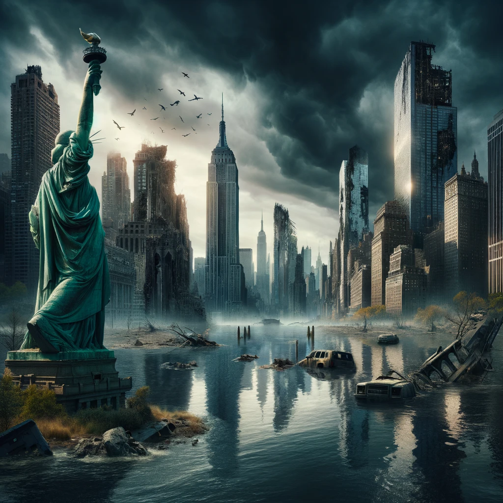NYC apocalypse according to AI