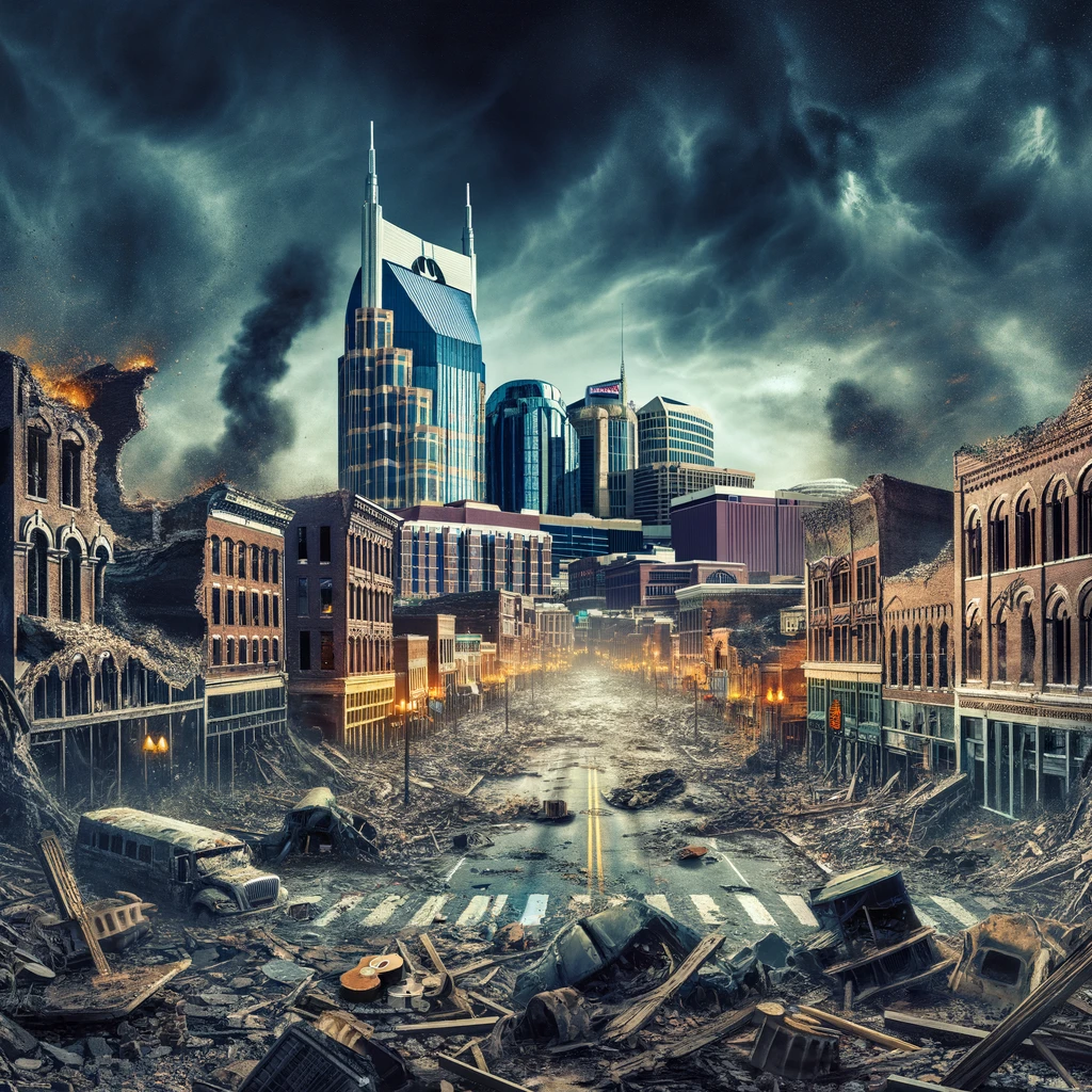 Nashville apocalypse according to AI