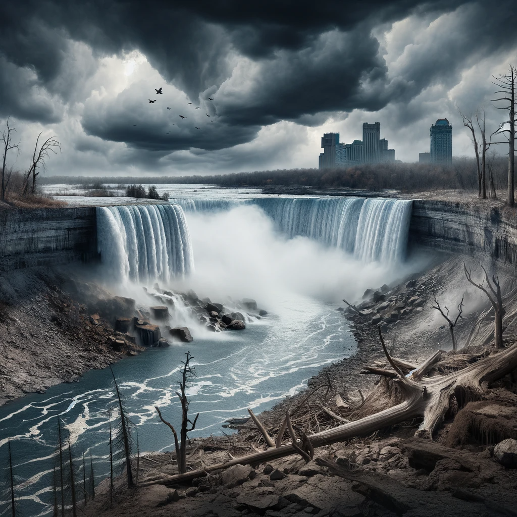 Niagara Falls apocalypse according to AI