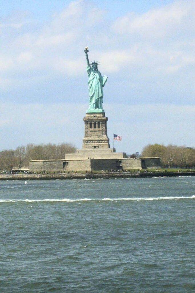 Our view on the Statue of Liberty from the Staten Island Ferry