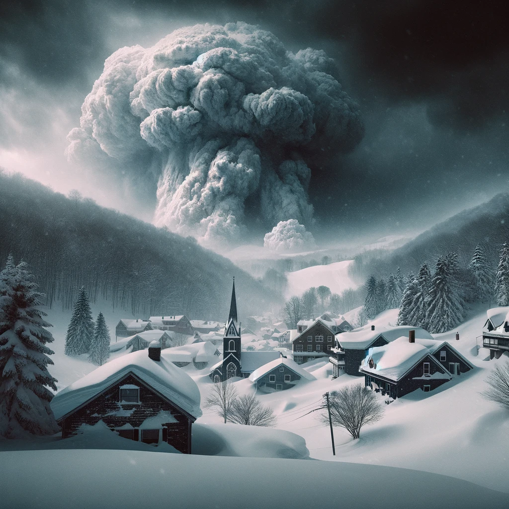 Stowe Vermont apocalypse according to AI